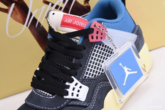Cheap NOIR JORDAN RETRO OFF AIR 4 UNION DC9533-001 0704